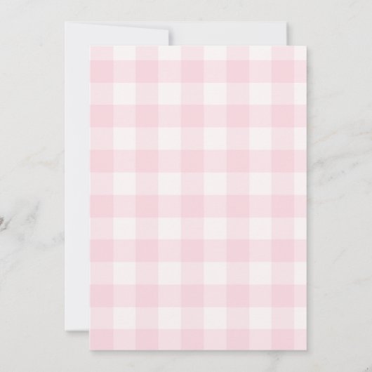 Floral Pink Perfect Matcha Thema Vrijgezellenfeest Kaart (Achterkant)