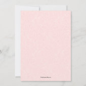 Floral Pink Save The Date (Achterkant)