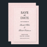 Floral Pink Save The Date<br><div class="desc">Een wit roze overzichtspatroon op een roze (of om het even welke kleur) achtergrond,  deze sparen de datumkaarten zijn perfect voor uw bruiloft of een andere gelegenheid. Als je van dikker papier houdt,  gebruik je het Mattepapier of voor een schijnvertoning,  het Pearl Shimmer papier. Punten in onze winkel koppelen.</div>