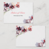 Floral Pink Visitekaartje (Voorkant / Achterkant)