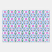 Floral Pink Vrouwen Golf Patroon Inpakpapier Vel (Voorkant 2)