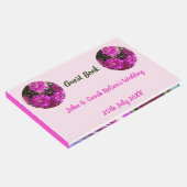 Floral Pink Wedding Gastenboek (Hoek)