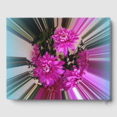 Floral Pink Wedding Gastenboek (Achterkant)