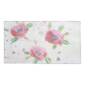 Floral Pinks Kussensloop (Achterkant-Links)