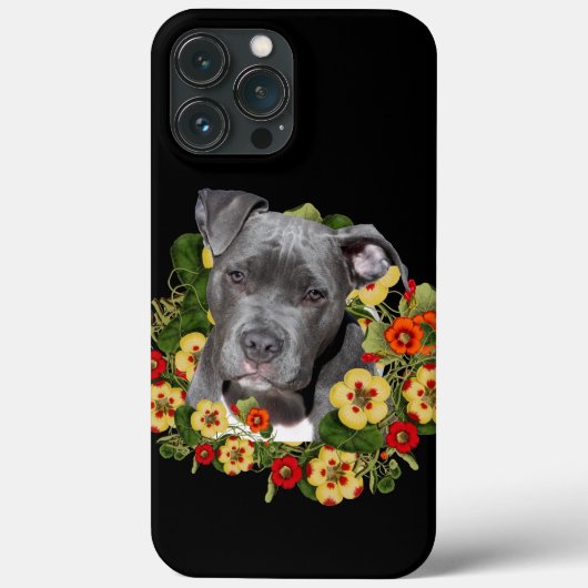 Floral pitbull mama Case-Mate iPhone case (Achterkant)