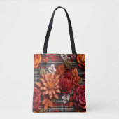 Floral Plaid Tas (Voorkant)