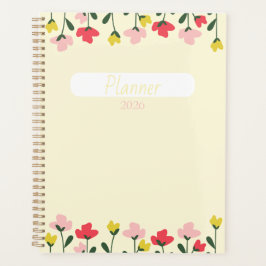 Floral Planner – Elegant Flower-Themed