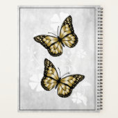 Floral Planner Gold Butterfly (Achterkant)