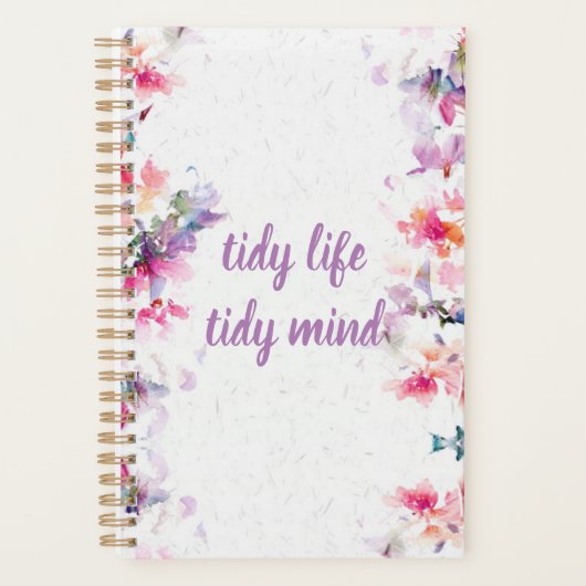 Floral Planner Organizer (Voorkant)