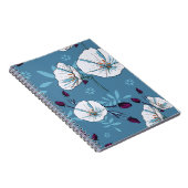 Floral plant botanical seamless pattern backgroun notitieboek (Rechterzijde)