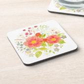 Floral plastic Onderzetters (Linkerzijde)