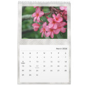 Floral Plumeria Tropical Flowers Foto Kalender (Mar 2026)