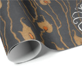 Floral pochoir patroon oosterse stijl Samarkande Cadeaupapier (Rol Hoek)