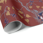 Floral pochoir patroon ten oosten van Samarkande Cadeaupapier (Rol Hoek)