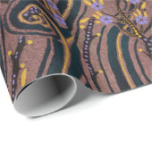 Floral pochoir patroon ten oosten van Samarkande W Cadeaupapier (Rol Hoek)