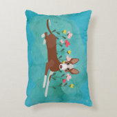 Floral Podenco Dog Accent Kussen (Voorkant(Verticaal))