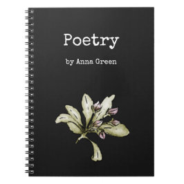Floral Poetry Notitieboek schrijven