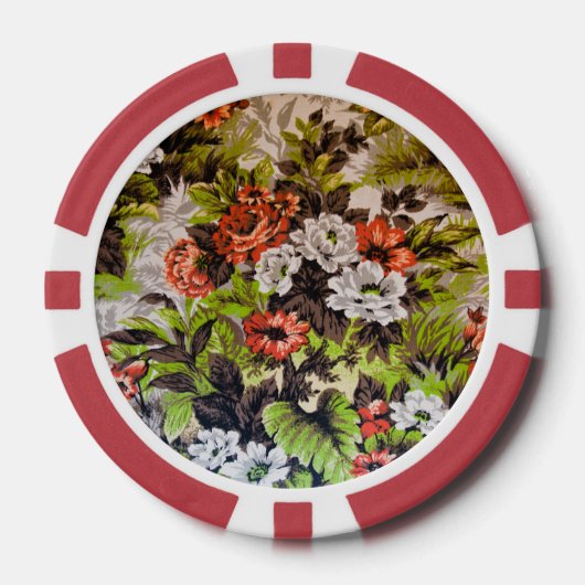 Floral Poker Chips (Voorkant)