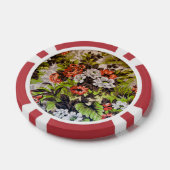 Floral Poker Chips (Enkel)