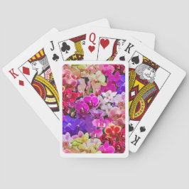 floral pokerkaarten