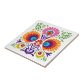 Floral Poland Folk Tegel Tegeltje (Zijkant)