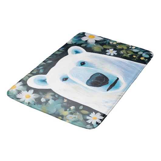 Floral Polar Beer Badmat (Gekanteld)