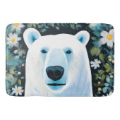 Floral Polar Beer Badmat (Voorkant)