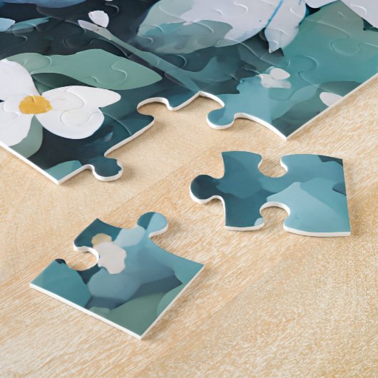 Floral Polar Beer Legpuzzel (Zijkant)