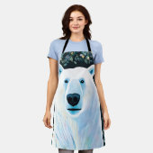 Floral Polar Beer Schort (Gedragen)