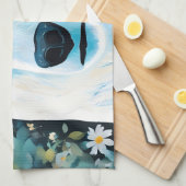 Floral Polar Beer Theedoek (Quarter Fold)