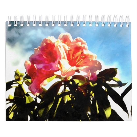 Floral Polaroid Moments 12-maands kalender (Hoes)