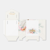 Floral pomkin Baby shower botanisch Bedankdoosjes (Uitgevouwen)