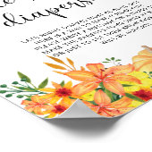 Floral pomkin Late night diapers game Poster (Hoek)