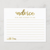 Floral Pompoen Herfst Baby shower Advies Kaarten (Voorkant)