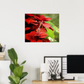 Floral Pond Poster (Thuiskantoor)