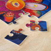 Floral Pop Art Puzzel (Zijkant)