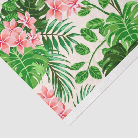 Floral populair elegant modern weefselpapier tissuepapier (Detail)