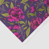 Floral populair elegant modern weefselpapier tissuepapier (Detail)