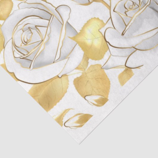 Floral populair elegant modern weefselpapier tissuepapier (Detail)