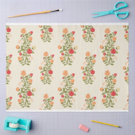 Floral populair elegant modern weefselpapier tissuepapier (Craft)