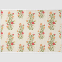 Floral populair elegant modern weefselpapier