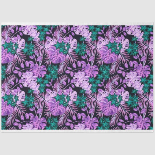 Floral populair elegant modern weefselpapier tissuepapier (Voorkant)