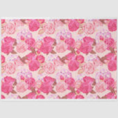 Floral populair elegant modern weefselpapier tissuepapier (Voorkant)