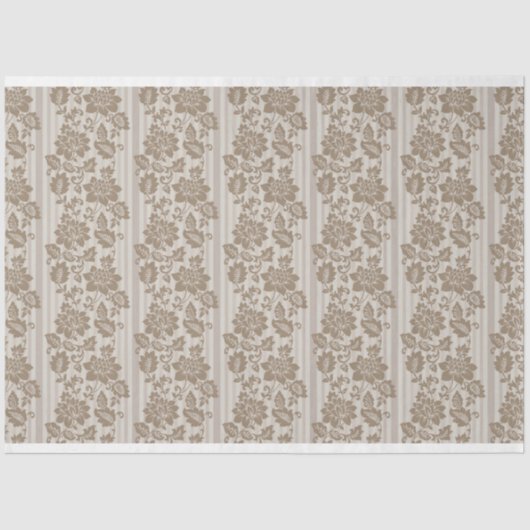Floral populair elegant modern weefselpapier tissuepapier (Voorkant)