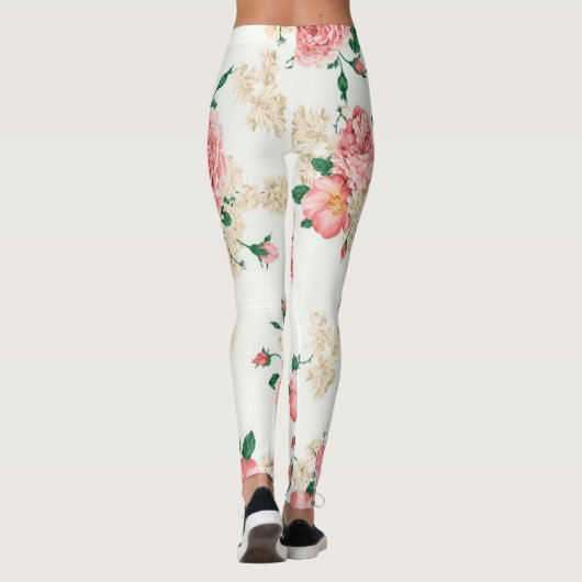 Floral Popular Leggings (Achterkant)