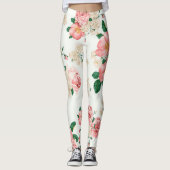 Floral Popular Leggings (Voorkant)