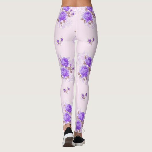 Floral Popular Leggings (Achterkant)