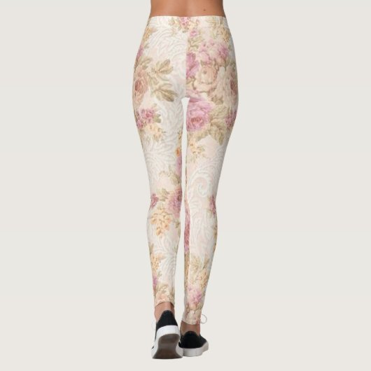 Floral Popular Leggings (Achterkant)