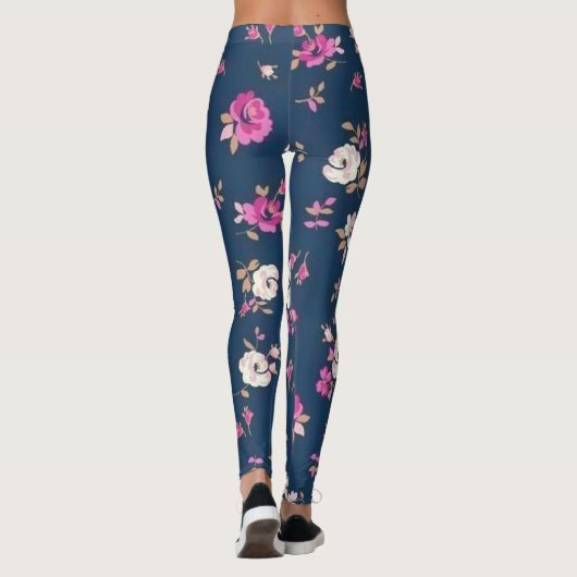 Floral Popular Leggings (Achterkant)