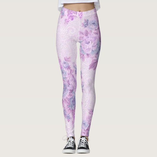 Floral Popular Leggings (Voorkant)